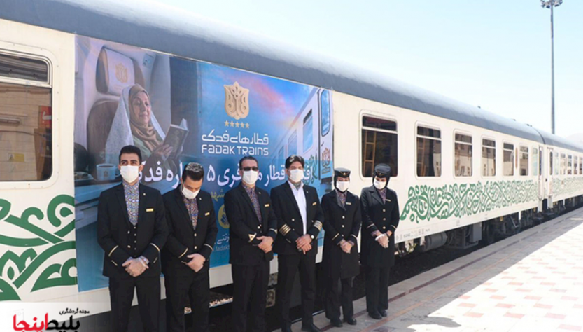 پرسنل زحمت‌کش قطارهای مسافربری در کرونا