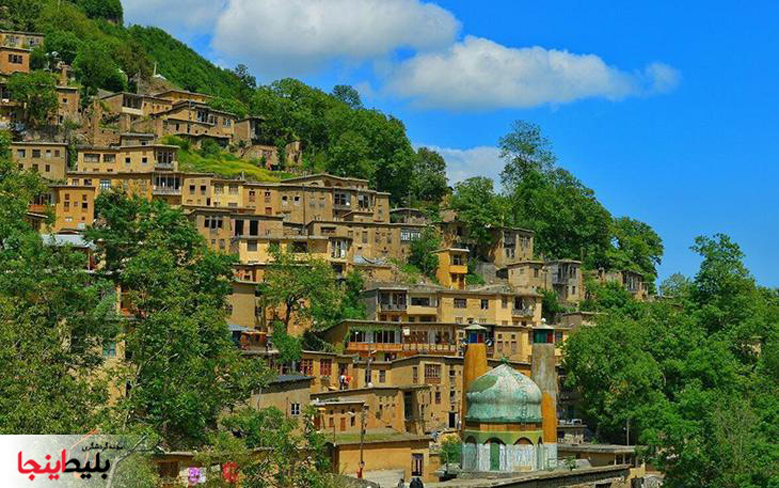 روستای زیبا و پلکانی پالنگان در استان سرسبز کردستان