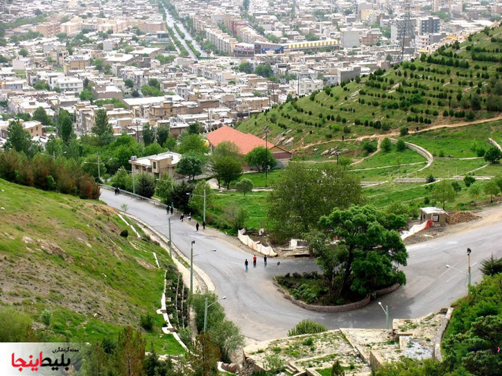 پارک زیبا  و چشم نواز آبیدر در استان قدیمی کردستان