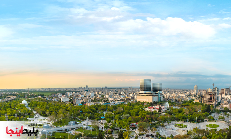 نمایی از برج مهرکوهسنگی مشهد