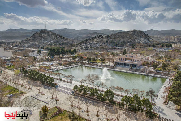 نمایی از پارک کوهسنگی مشهد