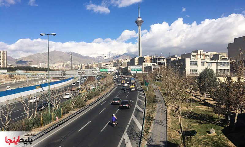 برج میلاد تهران و مسیرهای دسترسی به آن