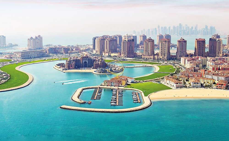 جزیره مصنوعی مروارید قطر - تور جام جهانی قطر 2022