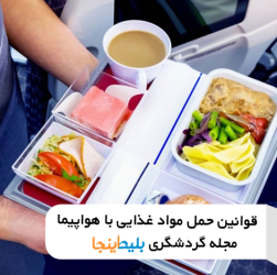 قوانین حمل مواد غذایی با هواپیما