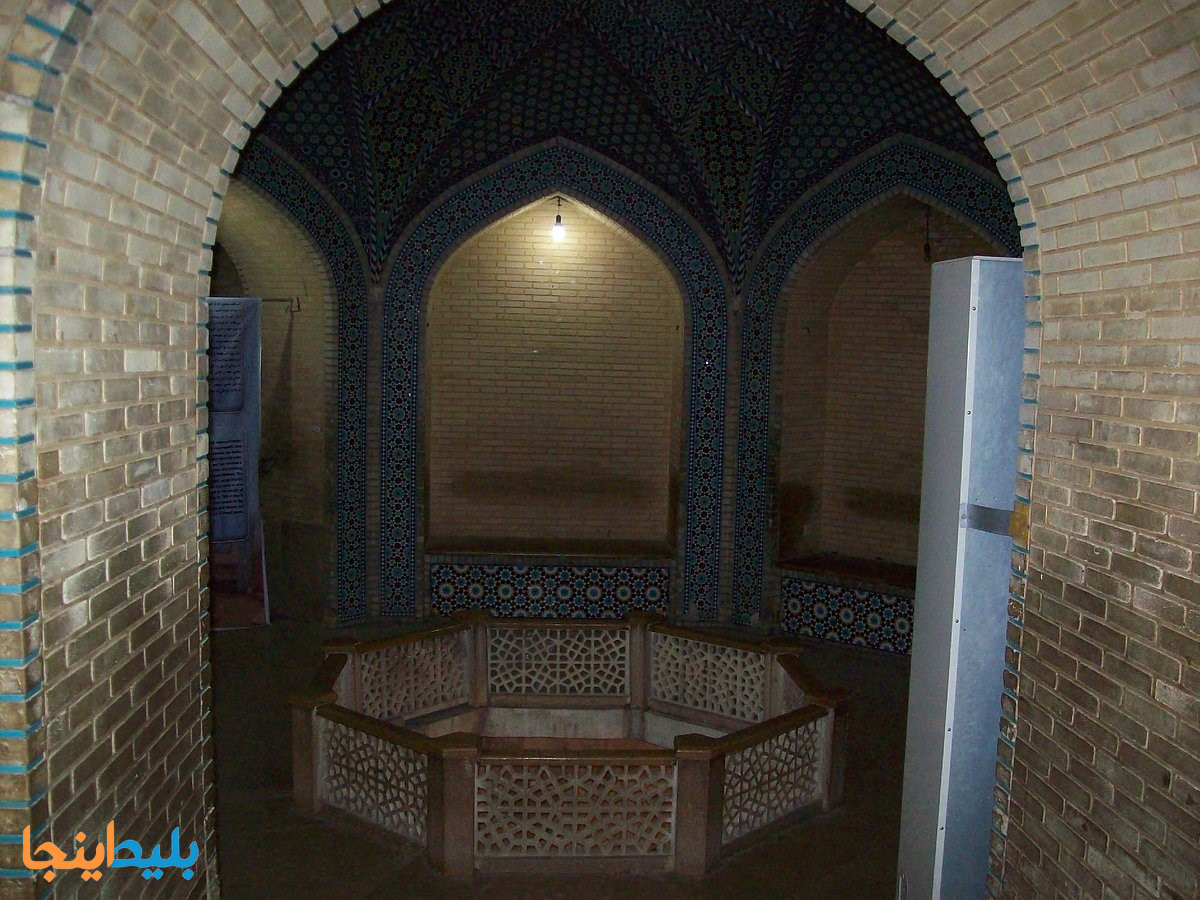 نمای داخلی معماری آرامگاه سعدی